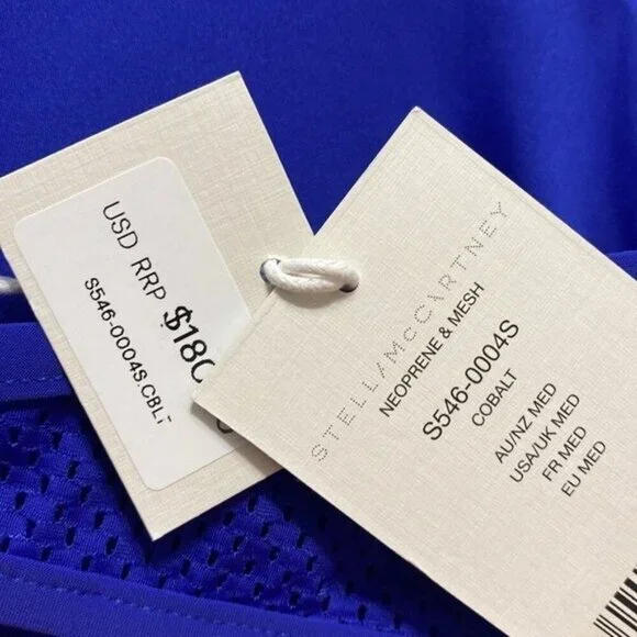 NWT Stella McCartney Neoprene & Mesh Bandeau Bikini Top - Picture 7 of 7